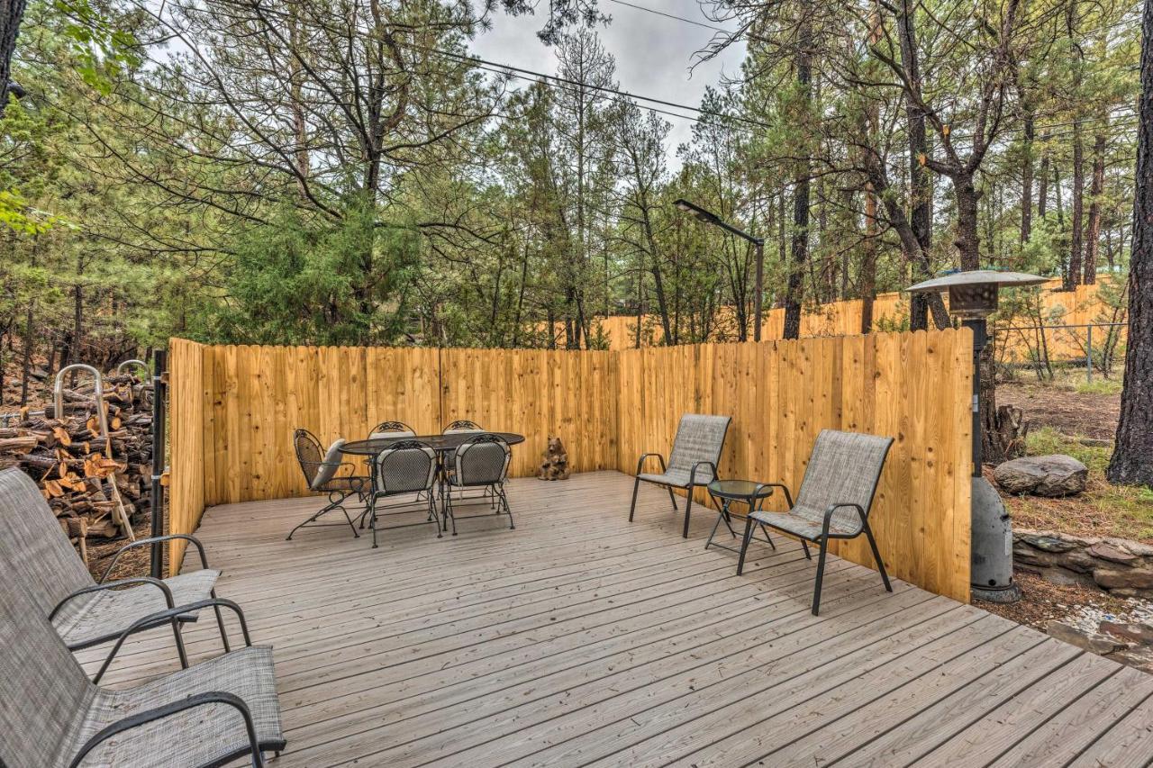 Rustic Ruidoso Cabin With Large Deck And Grill! Exterior photo